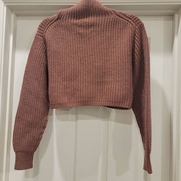Aritzia Wilfred Montpellier crop turtleneck sweater, 2XS - Picture 2 of 8
